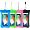 thumbnail image 1 of 4 Piece Floatable Waterproof Phone Pouch Floating Waterproof Cell Phone Case Universal Cellphone Dry Bag Case with Lanyard for Smartphone up to 6.5 Inch, 1 of 7