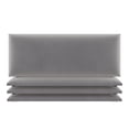 thumbnail image 3 of Vant 30 x 11.5 Inch Upholstered Decor Wall Panel, Dusty Rose (4 Pack), 3 of 8
