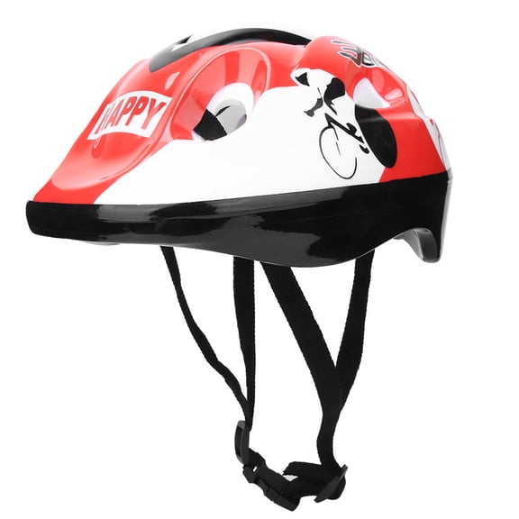 Casque pour Enfants, Casque de Cyclisme pour Enfants en Mousse Rouge, Ajustable, Léger et Doux, Flexible et Fixe pour le Cyclisme, le Patinage, le Ski, les Patins à Roulettes, la Planche à Roulettes