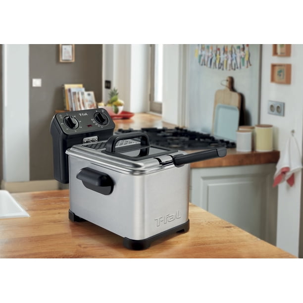 T-fal Family Pro Deep Fryer, 3L / 3.2 Qt, Stainless Steel