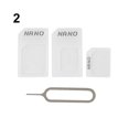 thumbnail image 5 of 3 in 1 NanoSIM Card to Micro SIM Card to Standard SIM Card Adapter Converter-Black, 5 of 5