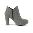 thumbnail image 3 of Unique Bargains Bottes à Talon Épais à Bout Rond pour Femmes, 3 of 8