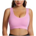 thumbnail image 1 of Sport Soutien-gorge pour Femmes, Chandail-Over, Col en V, Style W-1812 Roses 3TG, 1 of 6