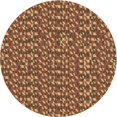 thumbnail image 1 of Ahgly Company Machine Washable Indoor Round Transitional Caramel Brown Area Rugs, 7' Round, 1 of 7