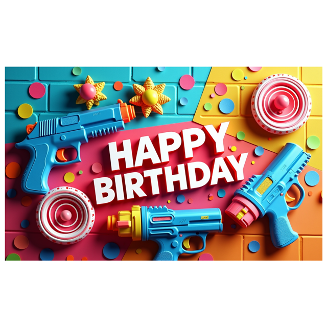 Colorful Arcade Themed Happy Birthday Banner Backdrop Party Decorations for Birthday Party Gaming Themed Events Photography Props Photo Booth Setups