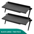 thumbnail image 1 of Agiferg Support d'Écran d'Ordinateur Sans Perçage en Plastique pour Téléviseur, Boîtier Décodeur, Support d'Écran, Routeur, Étagère de Rangement 2 Pcs, 1 of 2