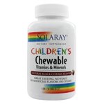 Solaray - Children's Chewable Vitamins & Minerals Natural Black Cherry Flavor - 120 Chewable Wafers