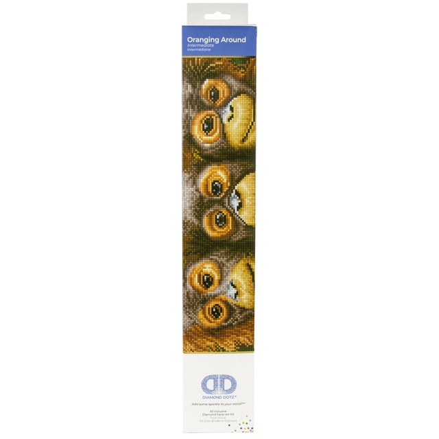 Diamond Dotz Diamond Art Kit 18.5"X10.6"-Oranging Around DD8002