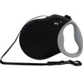 thumbnail image 1 of Pet Adventures Worldwide 224049 Laisse pour Chien Rétractable de 24 Po avec Prise Douce - Noir, 1 of 1