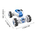 thumbnail image 3 of Blue Mini Rc Stunt Car Remote Control Toy 4Wd Drift Vehicle With 360 Degree Rotation Function 6.97X4.33X1.89 Inches 1.01 Lbs, 3 of 5