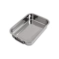 thumbnail image 2 of Stainless Steel Deep Roasting Tray Oven Pan Grill Rack Baking Roaster Tin Tray 25*18*5cm, 2 of 9