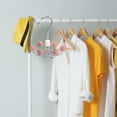 thumbnail image 4 of Multipurpose Space Saving Hangers For Closet 360° Swivel Closet Hangers Purse Organizer Hat Holder Belt Organizer Tie Rack Bra Hanger Handbag Organizer Scarf Hanger For Closets, 4 of 4