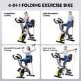 thumbnail image 4 of Pooboo Exercise Bikes 16 Levels  Magnetic Resistance Stationary Bike Workout Cycling, 4 of 15