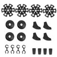 thumbnail image 4 of Minkissy 20pcs Walking Stick Tip Accessories Black Plastic for Smooth Movement in Terrain, 4 of 7