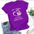 thumbnail image 1 of Blouse d'Été Grande Taille à Manches Courtes pour Femmes, Décontractée, Imprimée, Manches Courtes, Col Rond, T-Shirt Ample, Hauts, T-Shirt Col en V pour Femmes en Liquidation, 1 of 3