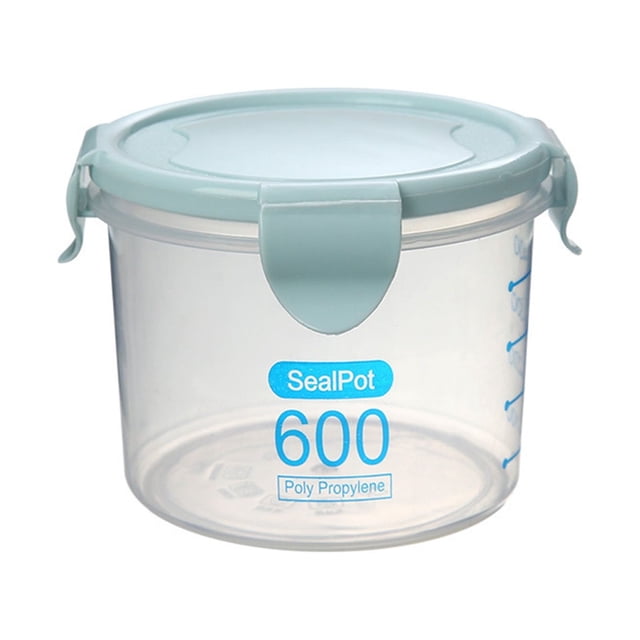 Bigersell Contenants de Rangement pour Aliments avec Couvercles pour Garde-Manger Offres Contenants de Rangement Légers Garde-Manger de Cuisine Forme Rectangulaire Contenants Alimentaires Réutilisables pour le Dîner Contenants Alimentaires en Plastique