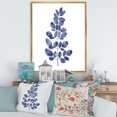 thumbnail image 3 of Designart Navy Blue Eucalyptus II FLOAT FRAME WALL ART, 3 of 4