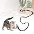 thumbnail image 3 of 1Pc Cat Funny Toy Teaser Stick Chaser Wand Leopard Print Tail with Bell, 3 of 11