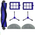 thumbnail image 1 of Part Accessories Compatible for Eufy RoboVac X8 1 Main Brush 2 Hepa Filters 2 Side Brushes 2 Mop Pads, 1 of 6
