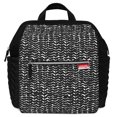 thumbnail image 1 of Skidaddle By Skip Hop Wide Open Structure Diaper Backpack - Black Vine, 1 of 7