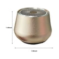 thumbnail image 3 of RXIRUCGD Haut-Parleur Bluetooth Décoratif, Mini Haut-Parleur Luxueux, Haut-Parleur Portable d'Extérieur, 3 of 7