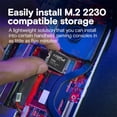 thumbnail image 2 of Crucial P310 2TB PCIe Gen4 2230 NVMe M.2 SSD - Up to 7,100 MB/s - Uplevel Your Console - Internal Solid State Drive (PC) - CT2000P310SSD2, 2 of 6