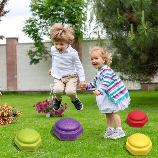 EGNMCR Pierres de Pas pour Enfants Pierres de Pas pour Tout-Petits Pierres de Pas Sensorielles Aussi Offertes comme Pierres de Pas d'Équilibre pour Enfants en 10 Couleurs EGNMCR Pierres de Pas pour Enfants Pierres de Pas pour Tout-Petits Pierres de Pas Sensorielles Aussi Offertes comme Pierres de Pas d'Équilibre pour Enfants en 10 Couleurs