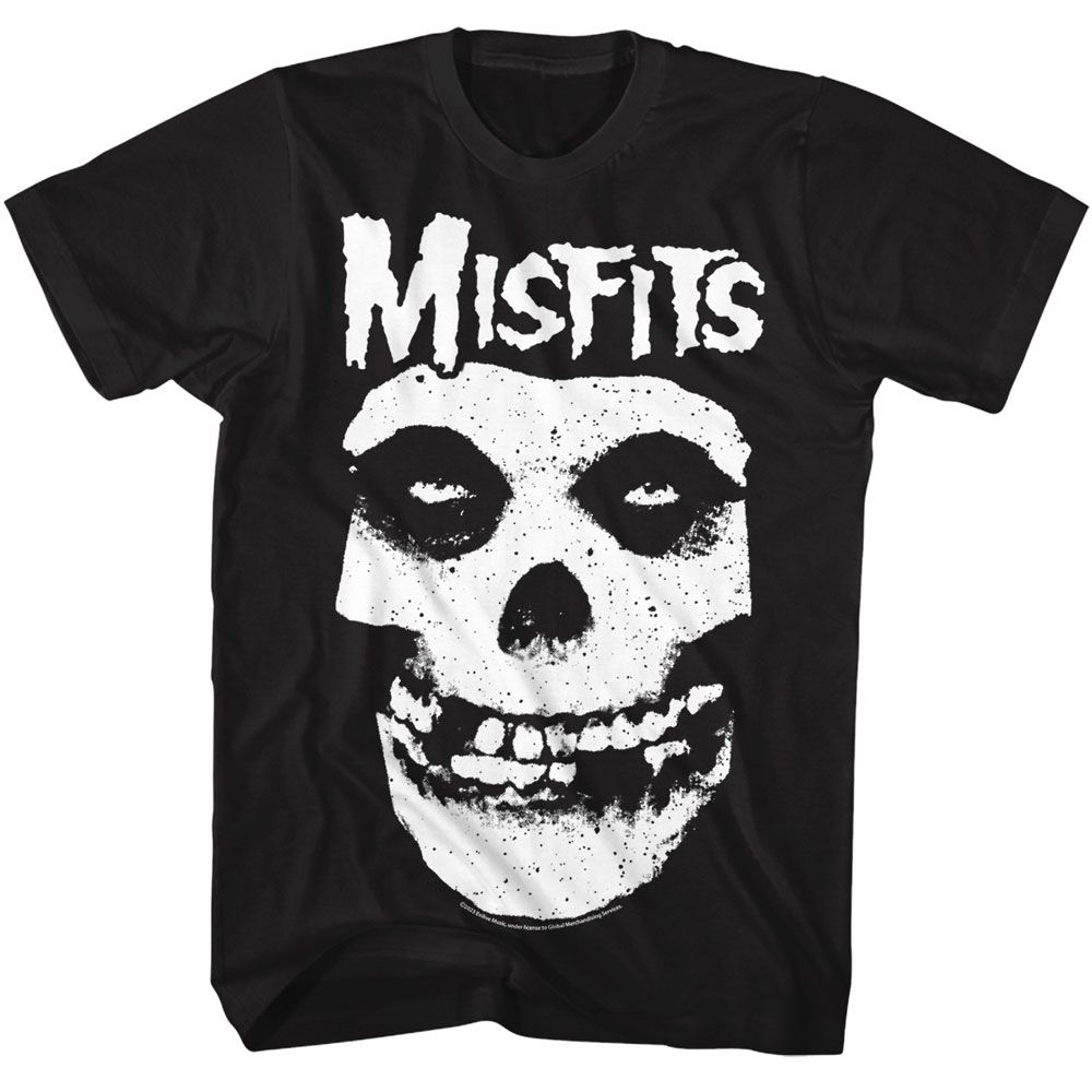 T-Shirt Adulte Noir Crâne Misfits