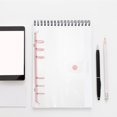 thumbnail image 4 of Binder Cover Snap Button Lock Binder Transparent Notebook Cover Refillable Notebook Shell, 4 of 9