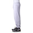 thumbnail image 2 of Jerzees Mens NuBlend Elastic Bottom Sweatpants, L, Ash, 2 of 3