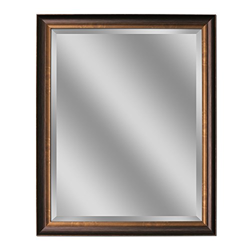 Head West Miroir Bronze Huilé, 26 par 32 Pouces