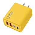 thumbnail image 1 of UsRHHA 2 in 1 GaN Charger, 120W Fast Charger Module with 4 Ports, Portable Wall Plug for Phone Tablet Laptop Travel, 1 of 5