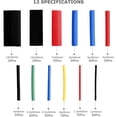 thumbnail image 3 of Aodebiao 560PCS Heat Shrink Tubing , Electrical Wire Cable Wrap Assortment Electric Insulation Heat Shrink Tube Kit with Box, 3 of 9