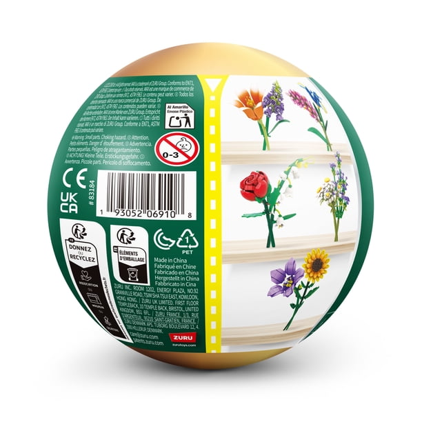 MAX Build More Premium Flowers Building Bricks (Platycodon And