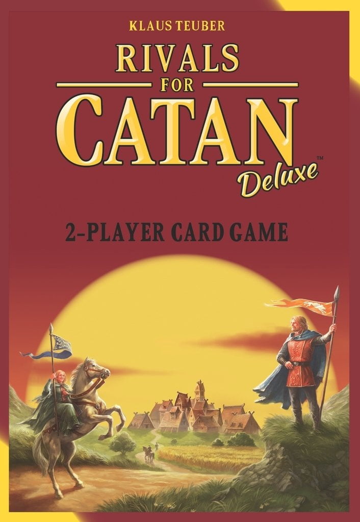 Rivals for CATAN Card Game DELUXE EDITION - Build, Trade, and Conquer with Enhanced Components! Family Game for Kids & Adults, Ages 10+, 2 Players, 45-60 Minute Playtime, Made