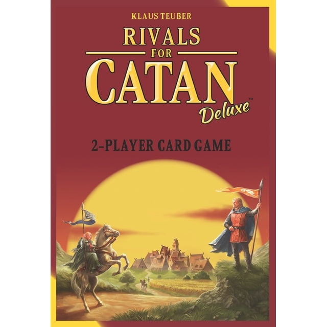 Rivals for CATAN Card Game DELUXE EDITION - Build, Trade, and Conquer with Enhanced Components! Family Game for Kids & Adults, Ages 10+, 2 Players, 45-60 Minute Playtime, Made