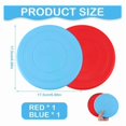 thumbnail image 2 of 2PCS Natural Rubber Dog Frisbees, Dog Frisbee Toy, Dog Frisbee, Durable Rubber Throwing Disc for,yd, 2 of 4