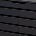 thumbnail image 3 of Baxton Studio Shirley - Storage cabinet - 12 shelves - 2 doors - engineered wood - dark gray, 3 of 10