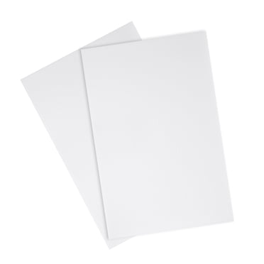 Corrugated Plastic Sheets,3mm White Blank Yard Lawn Signs,8 Inch x 12 Inch,Waterproof Sign Blank Board 2pcs