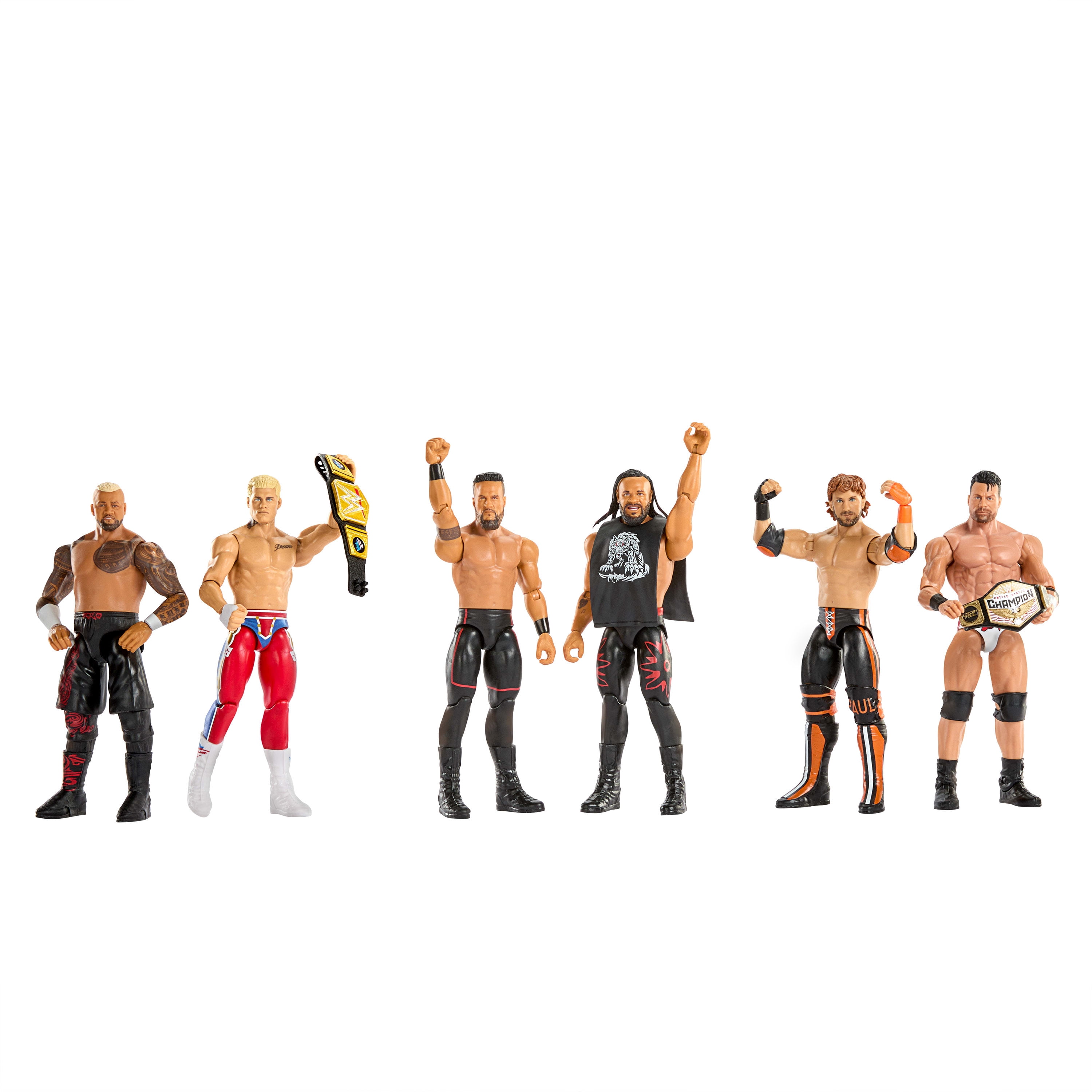 WWE Main Event Showdown LA Knight vs Logan Paul Action Figures Set, Series #24, 6-inch Collectibles
