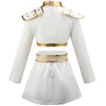 thumbnail image 1 of 2PC Girls Rock Star Stage Costume Halloween Tops Skirt Set, Size 9-10Y, 1 of 6