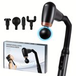 LEEYNEER Massage Gun Deep Tissue With Extended Handle Revolutionary U-Shaped Back Massager Body Massager For Neck Shoulder Leg