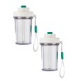 thumbnail image 1 of Oleegame 2PC Glass Bottle High Temperature Plastic Cup High Appearance Work Cluster Girls Desktop Cup With Filter Hand Cup, 1 of 6