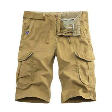 Cargo Work Pants for Men Mens Casual Pure Color Outdoors Pocket Beach Work Trouser Cargo Shorts Pant Mens Cargo Work Pants Cargo Work Shorts for Men Cargo Pants for Men with Pockets