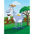 thumbnail image 1 of Billy the Goat Drapeau de Jardin Taille, 1 of 1