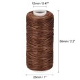 thumbnail image 3 of Unique Bargains Brown Polyester Waxed Leather Sewing Thread, 55 Yards, 3 of 6