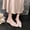Beige, variant on Miqool Mesh Mules for Women Close Pointed Toe Kitten Heels Slip on Backless Wedding Casual Dress Shoes