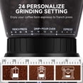thumbnail image 4 of Sunmaki Burr Coffee Grinder, Electric Coffee Bean Grinder for Home Use with Precise Grinding, 4 of 7
