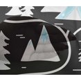 thumbnail image 5 of oneOone Viscose Chiffon Black Fabric Mountain Pattern Sewing Craft Projects Fabric Prints By Yard 42 Inch Wide, 5 of 5