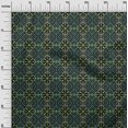 thumbnail image 3 of oneOone Polyester Spandex Dark Green Fabric Geometric Fair Isle Pattern Sewing Craft Projects Fabric Prints By Yard 56 Inch Wide, 3 of 4